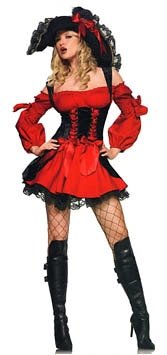Vixen Pirate Costume Red or Yellow