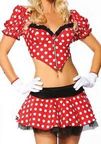 3pc Sexy Minnie Mouse Costume