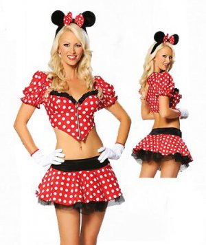 3pc Sexy Minnie Mouse Costume