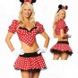 3pc Sexy Minnie Mouse Costume