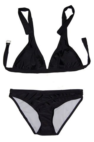 Push-Up Halter Top Bikini & Low Rise Bottom