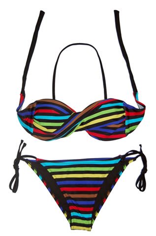 Twist Bandeau Top Bikini