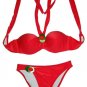 Bandeau Halter Top Bikini (Black or Red)
