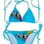 Floral Print Bikini with Tie Side Bottom