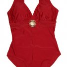 Monokini with Gold Coin Detail