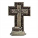 Rejoice Cross Tealight Holder