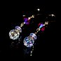 HANDMADE SWAROVSKI CRYSTALS DANGLE EARRINGS 14ct Goldfilled