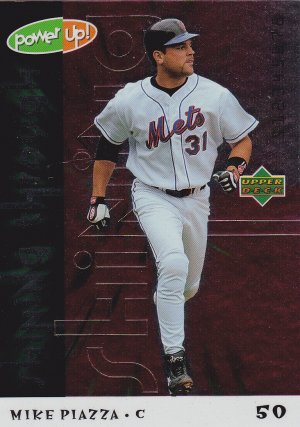 2004 Upper Deck Power Up Shining Through Mike Piazza