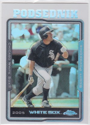 2005 Topps Chrome Update Refractor Scott Podsednik