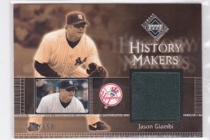 2002 Upper Deck History Makers Jason Giambi 140/150