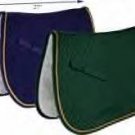All Purpose English Horse Saddle Pad with Fleece Padding & Gold Rope