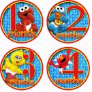 SESAME STREET ONESIE STICKERS elmo, big bird by Onesie Stickers, Free Milestone Stickers SESAME STREET ONESIE STICKERS elmo, big bird by Onesie Stickers, Free Milestone Stickers