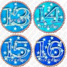 TWILIGHT STARS ONESIE STICKERS blue, 13-24 months, baby scrapbook stickers TWILIGHT STARS ONESIE STICKERS blue, 13-24 months, baby scrapbook stickers