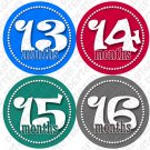 BOYS DANCING DOTS ONESIE STICKERS 13 to 24 months by Onesie Stickers, Free Milestone Stickers BOYS DANCING DOTS ONESIE STICKERS 13 to 24 months by Onesie Stickers, Free Milestone Stickers