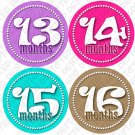 GIRLS DANCING DOTS ONESIE STICKERS 13 to 24 months by Onesie Stickers baby shower gifts GIRLS DANCING DOTS ONESIE STICKERS 13 to 24 months by Onesie Stickers baby shower gifts