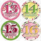 DANCING CIRCLES ONESIE STICKERS 13 to 24 months by Onesie Stickers baby shower gifts DANCING CIRCLES ONESIE STICKERS 13 to 24 months by Onesie Stickers baby shower gifts
