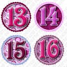 Girls Pink targets Infant Onesie Stickers Waterproof and durable Girls Pink targets Infant Onesie Stickers Waterproof and durable