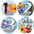 Winnie The Pooh Baby Month Stickers baby album stickers Winnie The Pooh Baby Month Stickers baby album stickers