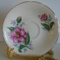 Genuine Bone China Tea Cup & Saucer Pink Floral Motif and Gold Trim. Ship Fast
