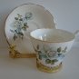 Consort Fine Bone China Tea Cup & Saucer England Gorgeous White Roses SHIP FAST