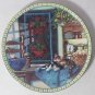 1990 KNOWLES CAT PLATE LAZY MORNING BY HANNAH HOLLISTER INGMIRE Cozy corners