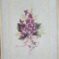 ELSA WILLIAMS Crewel Kit VIOLETS ON ILLUSION LACE by Joan Marchie #00287 New