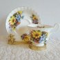 ROYAL ALBERT Gorgeous  Summer Bouquet Tea Cup and Saucer EUC Ship Fast w Trackin