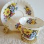 ROYAL ALBERT Gorgeous Summer Bouquet Tea Cup and Saucer EUC Ship Fast w Trackin