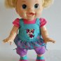 Baby Alive "I Wanna Walk" 14" Doll 2011 Hasbro Blonde Walking Talking EUC