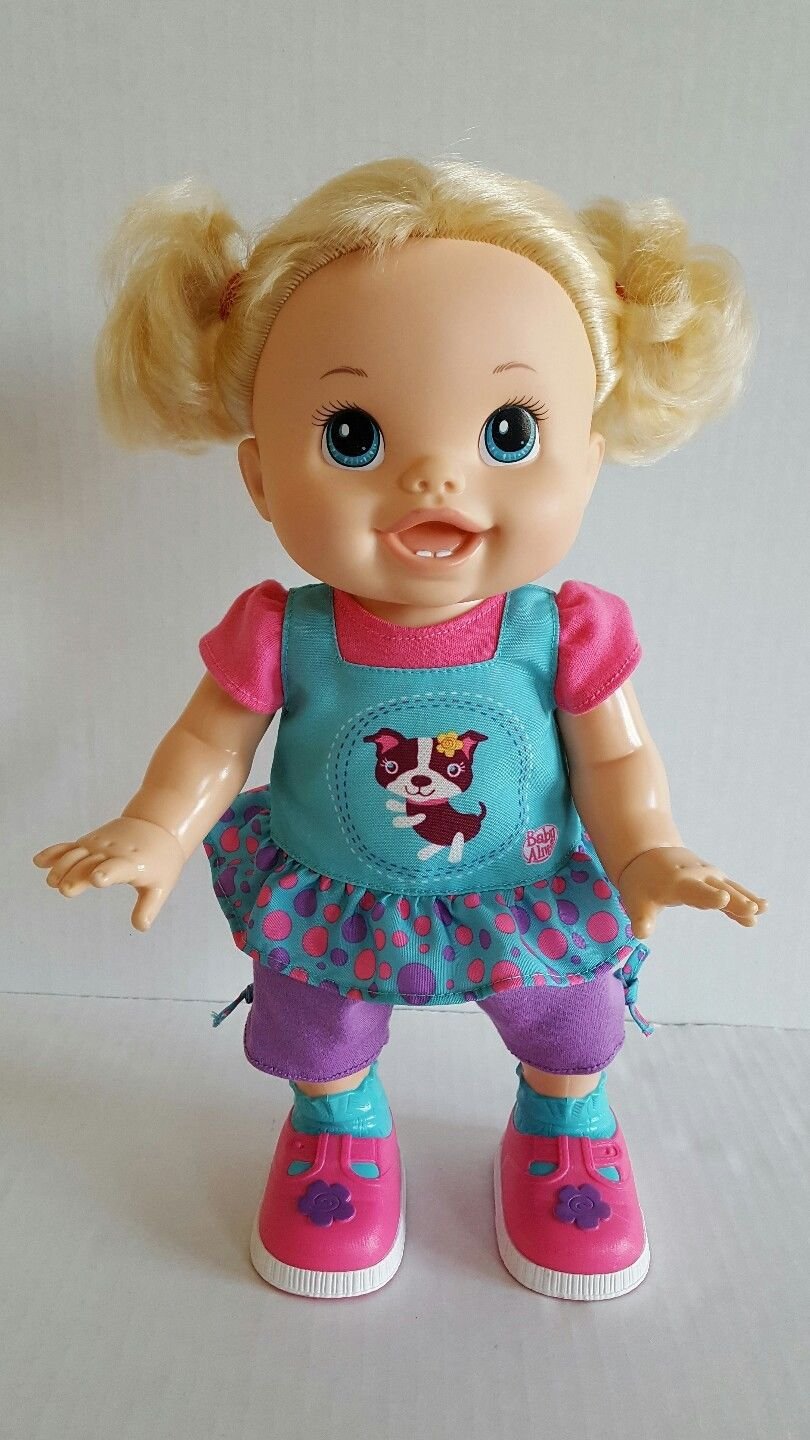 blonde baby alive doll