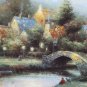 THOMAS KINKADE LAMPLIGHT COUNTY PLATE BRADFORD EXCHANGE 1995