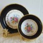 Rare vintage TUSCAN rose pattern gold trim teacup and saucer Ship Fast w trackin