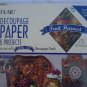 Plaid Fruit Harvest Decoupage Paper 1441 Projects Fall Autumn Vintage 1995 NEW