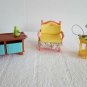 Fisher Price Loving Family Dollhouse Living Sitting Room Set 2005 Table Lamp Toy