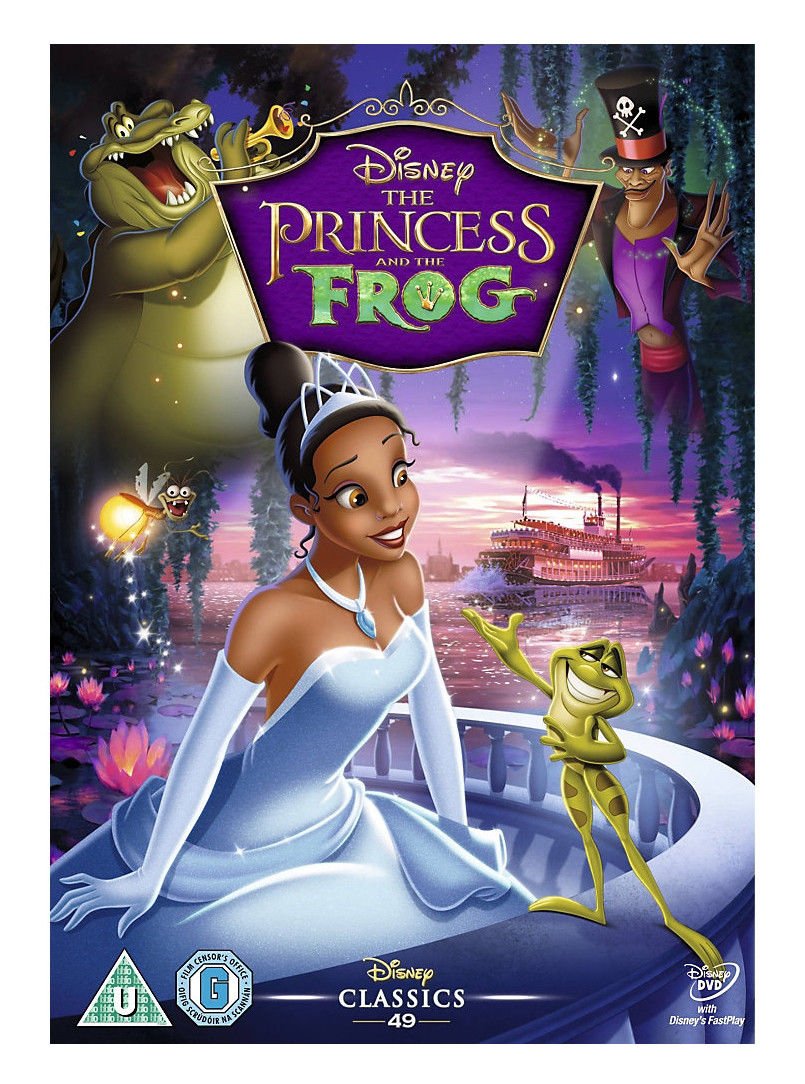 The Princess and the Frog (DVD, 2010) EUC Ship Fast with Tracking Number