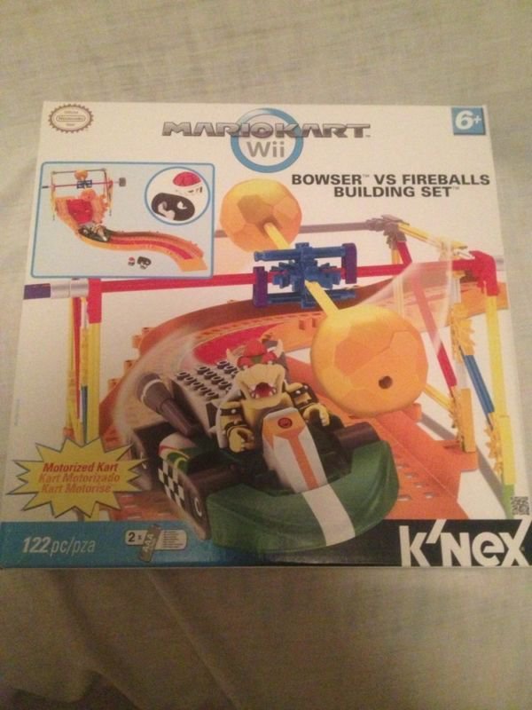 Knex Mariokart Wii Bowser Vs Fireballs Building Set Mario Building Playset 5072