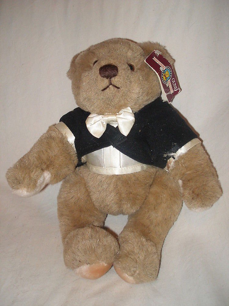 Vintage 11” 1980’s Gund Bialoky & Friends plush brown teddy bear ...