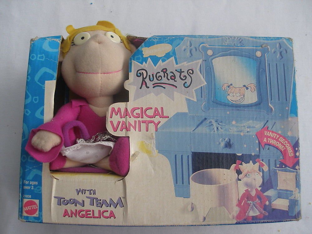 Vhtf 1998 Mattel Nickelodeon Rugrats Magical Vanity Set W Toon Team Angelica 