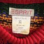 Vintage Early 1990's Esprit Kids Girls Multicolored Striped Sweater VGUC