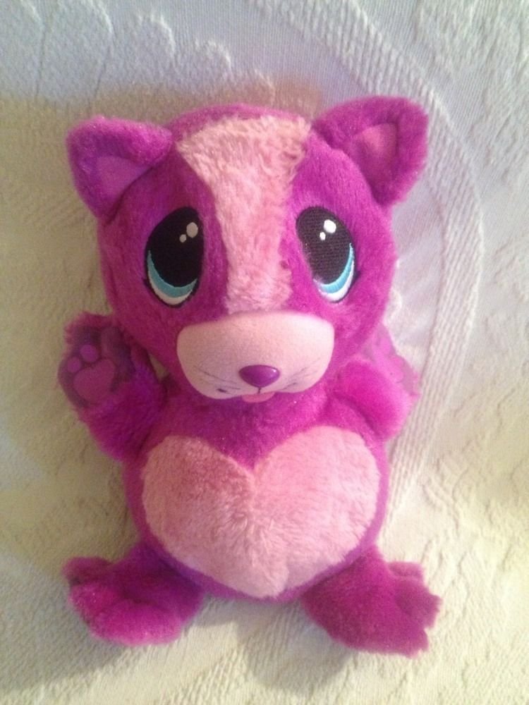 Fur Berries Gabby Grape Plush Purple Kitty Cat Fold In Pop Out Ball Fruit