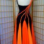 Black ball gown