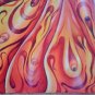 abstract woman acrylic painting