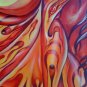 abstract woman acrylic painting