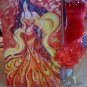 abstract woman acrylic painting