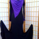 Black practice  ballroom dance dress