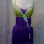 Purple  latin dance dressfor dance competitions