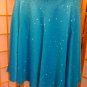 Blue latin dance dress