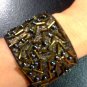 Beaded Green/Gold Handmade Bracelets