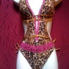lepard one piece swimsuit