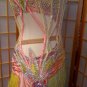 yellow and pink ball gown for dance competitions